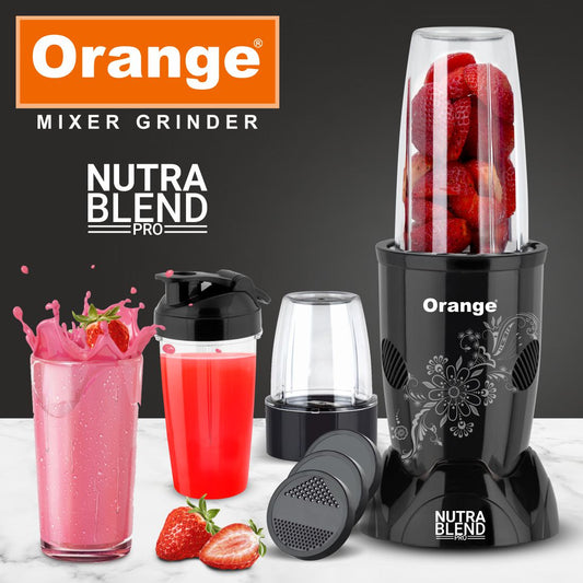 Orange Nutra Blend Pro 450 watts 3 jar mixer