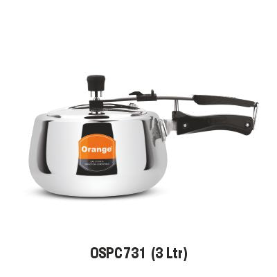 ORANGE - TRIPLY HANDI INNER LID PRESSURE COOKER